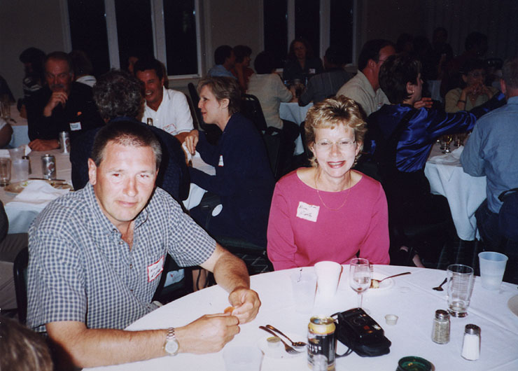  - Nick & Pam King Ripley at table